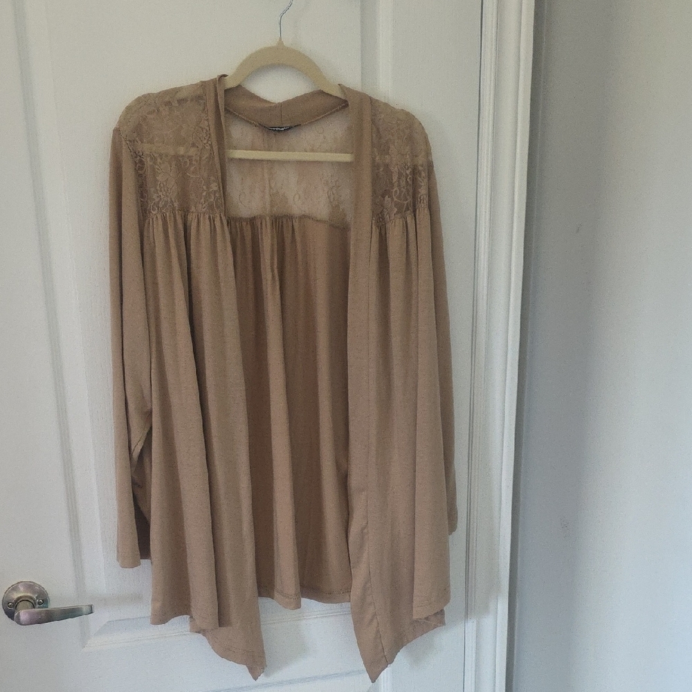 Penningtons Beige Lace Cardigan